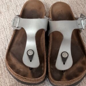 Birkenstock Silver Sandals